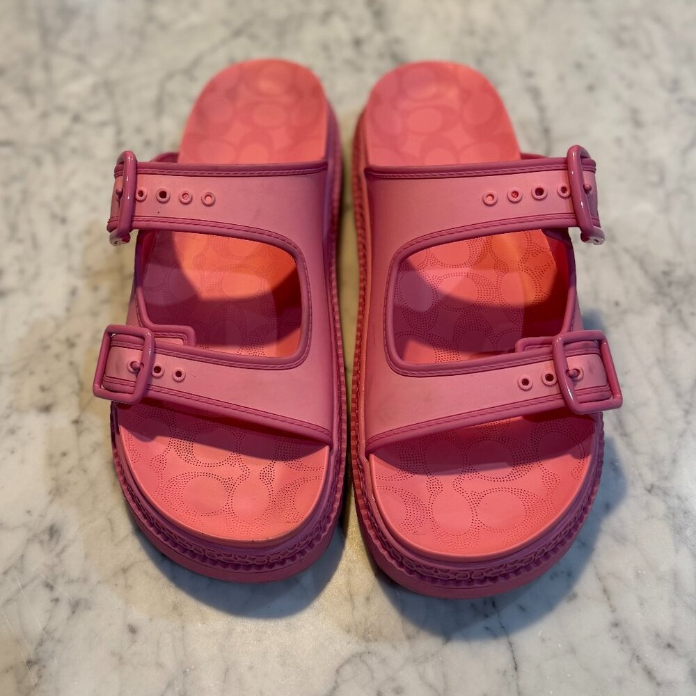 Flower Pink Coach Lainey Sandals